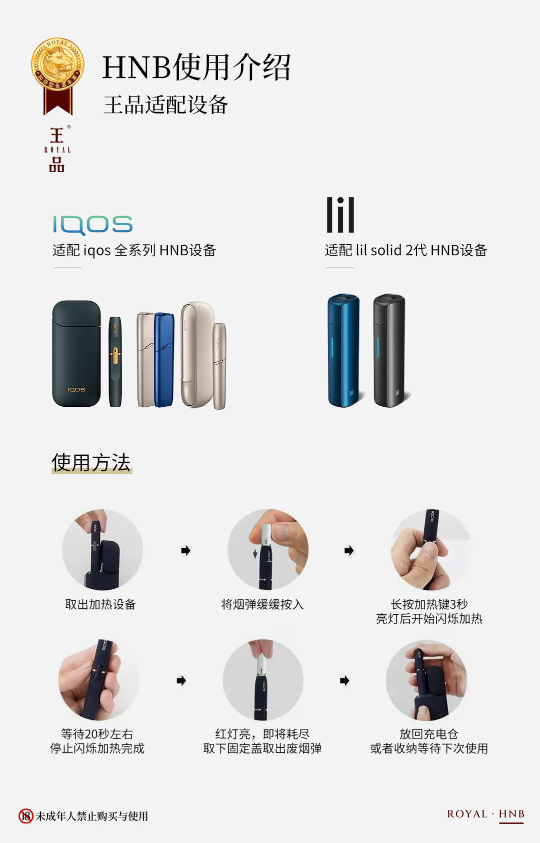 王品 加热不燃烧国产烟弹；IQOS通用烟弹，徕米零嘉zero+